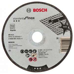 BOSCH-Disco de corte recto 2608603170 ''Estándar para Inox'' WA 46 T BF - EAN 3165140658294 DISCOS DE CORTE ABRASIVOS - Product Image 1