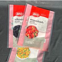 Fenêtre en plastique transparente personnalisée sous vide emballage de sécurité recyclable pour bébé carotte fruits congelés confiture de fraises autres aliments congelés