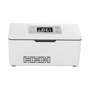 新しいインスリン冷蔵庫ミニポータブル充電式車用オリバーコンパチブルデュアルユースUSBプラグイン薬物保管ボックス - Product Image 3