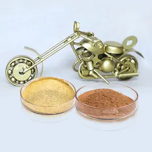 Pó metálico de pó de bronze metálico, produto em atacado puro de metal dourado