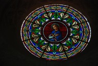 Panel de Arte Decorativo de Vidrio Laminado con Figura de Retrato en Vidrio Teñido Hecho a Mano para Dormitorio, Baño, Comedor, Hotel, Vestíbulo