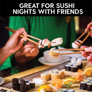 Wholesale Reusable Bamboo <strong>Chopsticks</strong> with <strong>Custom</strong> Laser Engraved <strong>Logo</strong> for Restaurants and Hotels - Eco-Friendly &amp; Dishwasher Safe - Product Image 6