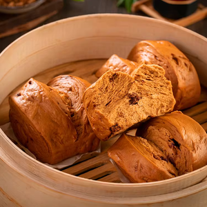 ซาลาเปาน้ำตาลไอน้ำบราวน์ขาดด้วยมือเนื้อนุ่มเข้มข้นความหวานตามธรรมชาติแช่แข็ง - Product Image 3