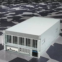 Modèle d'IA de grande taille, 8 cartes graphiques de jeu 4090/5090, processeur Xeon, serveur en rack pour l'entraînement de l'intelligence artificielle