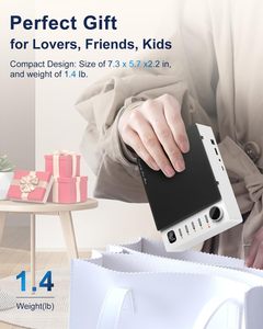 휴대용 스피커 내장 블루투스 USB FM 및 충전식, 가정용 소형 레트로 <span class=keywords><strong>CD</strong></span> 플레이어, 개인용 데스크탑 <span class=keywords><strong>CD</strong></span> 플레이어 - Product Image 6