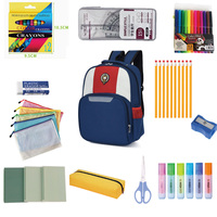 Paquete de Útiles Escolares Personalizados, Juego de Papelería para Niños, Kit de Útiles Escolares