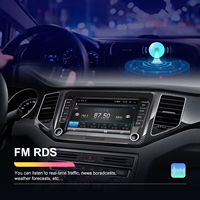 Autoradio Android Podofo 7'' avec CarPlay/Android Auto sans fil, GPS, WIFI, FM, RDS pour VW/PASSAT/SKODA/POLO/FABIA/GOLF 5/6