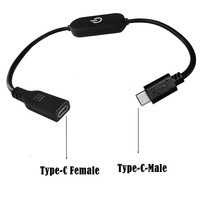 Contrôleur de variateur tactile USB 3.1 Type-C avec indicateur lumineux bleu, fonction mémoire, sans scintillement pour bandes LED