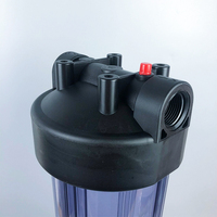 Boîtier de filtre à eau transparent de 20 pouces pour la filtration de l'eau de toute la maison et la purification de l'eau domestique