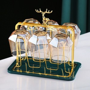 Venta caliente Deer Head-6 Holder Wall Mug Metal Water Cup Coffees Cup Stand Rack Plate Holder - Product Image 2
