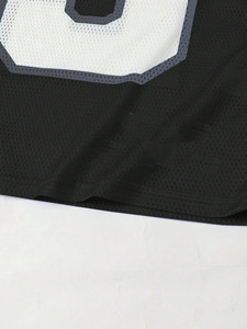 Thời trang gân đường viền cổ áo bóng đá Jersey Boxy Fit lưới 100% Cotton T-Shirt cho nam giới lỏng phù hợp với in bóng đá lưới Jersey - Product Image 4