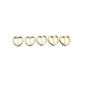Dollhouse 5mm Heart-shaped Vertical Japanese Button Doll Clothes DIY Mini BJD Decoration Peach Heart Small Tune Button - Product Image 3