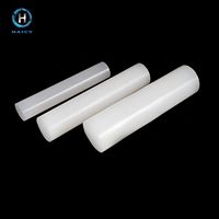 Barre en plastique de 200 mm de long, résistante aux produits chimiques, en fluoroplastique extrudé, barre PFA / bâton PFA / tige PFA