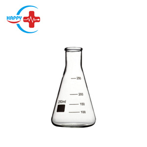 Flacon conique gradué en verre de laboratoire HC-K015, prix d'usine, 500 ml - Product Image 1