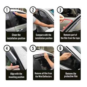 Pare-soleil pour <span class=keywords><strong>Toyota</strong></span> <span class=keywords><strong>Hilux</strong></span> Travo 2025 – <span class=keywords><strong>D</strong></span>éflecteur de fenêtre en PC incassable injecté - Product Image 6