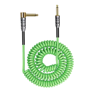 <span class=keywords><strong>Cable</strong></span> de instrumento trenzado con blindaje de color personalizado, <span class=keywords><strong>cable</strong></span> telescópico de <span class=keywords><strong>audio</strong></span> con conector estéreo en ángulo recto de 3.5mm TRS para guitarra. - Product Image 1