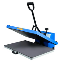 Baiyin 40*60cm presse à chaud à plat Machine pour le transfert par sublimation qualité manuelle pour l'impression de vêtements T-shirt 220v/110v