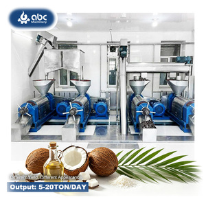 Ligne complète de presse <span class=keywords><strong>à</strong></span> <span class=keywords><strong>huile</strong></span> de coco, presse <span class=keywords><strong>à</strong></span> vis, machine de pressage <span class=keywords><strong>à</strong></span> froid, projet clé en main, <span class=keywords><strong>moulin</strong></span> <span class=keywords><strong>à</strong></span> <span class=keywords><strong>huile</strong></span> 5-20TPD - Product Image 1