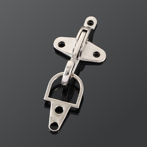 Metal Airplane Buckle 6mm Upward Facing <b>Clip</b> Buckle For Garment Bags Silver Durable - Product Image 2