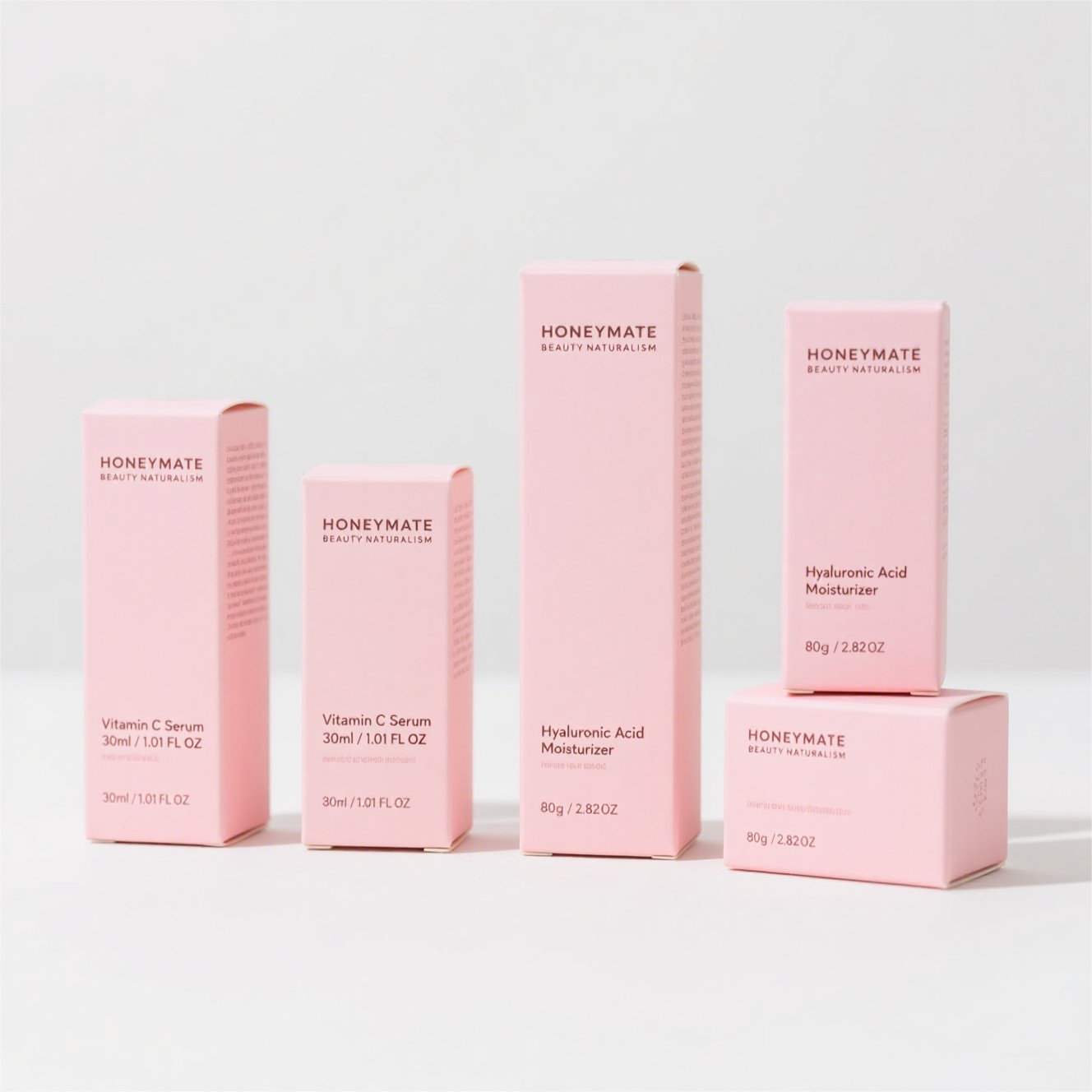 Eco-friendly Luxury Skincare Boxes | Custom Logo White Card Paper Cosmetic Packaging | Factory Direct Beauty Product Containers