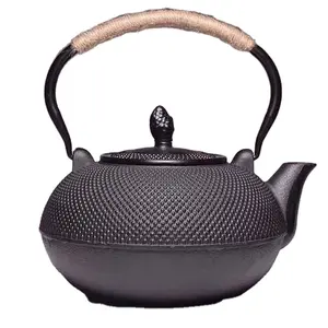 2024高级铸铁茶壶精致图案多图案不锈钢茶壶