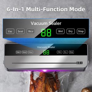 Machine d'emballage sous vide entièrement automatique en acier inoxydable à aspiration puissante, 30 cm, pour fruits de mer et tous types d'aliments - Product Image 6