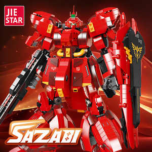 JIESTAR 58201 2152PCS <strong>Robot</strong> <strong>Serie</strong> Red Shazami <strong>Robot</strong> Ornament <strong>Building</strong> <strong>Block</strong> Model Technical Educational Toy Festival Gift - Product Image 2