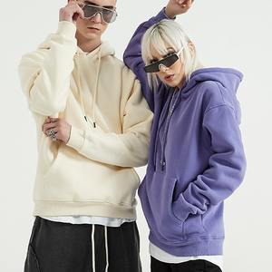 เสื้อฮู้ดพิมพ์ลายโลโก้สไตล์วินเทจทรงหลวมโอเวอร์ไซส์เสื้อสวมหัว - Product Image 1