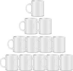Mug à café blanc de 11 oz, avec boîte d'emballage, mug à café en céramique, mugs à sublimation lavables en machine - Product Image 4