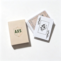Caja de Cartas de Póker Personalizada al por Mayor, Diseño Impreso en Papel, Plástico PVC Impermeable, Baraja de Cartas en Blanco para Sublimación
