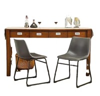 Chaise de salle à manger empilable en métal de style antique avec fonction de refroidissement pour restaurant et maison
