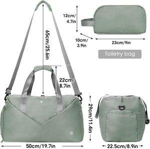 Muestra gratuita, Bolsa de Yoga Personalizada con Logotipo, de Gran Capacidad, Portátil, Resistente, para Viajes, Gimnasio, Yoga, para Damas y Mujeres - Product Image 5