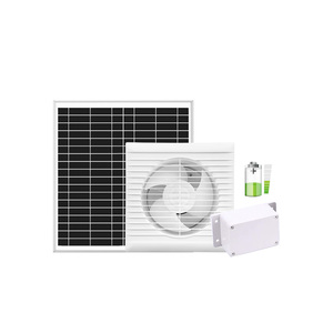 Solar Powered Ventilation <strong>Fans</strong> for Chicken Coop Greenhouse <strong>Dog</strong> House &amp; Shed for Outside Use with Battery System - Product Image 3
