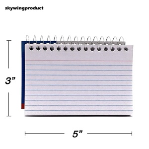 Skywingproduct tái chế Trắng Cai Trị nghiên cứu chỉ số thẻ bán buôn khuyến mại giá xoắn ốc ràng buộc đục cạnh nộp hồ sơ - Product Image 1