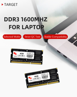 Vente en gros 4GB DDR3 mémoire de jeu d'origine Ram 1.35V 1600Mhz pour PC ordinateur portable