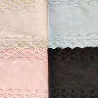 Haute qualité 16 cm Double face broderie dentelle élégante percée festonnée 100% coton brodé coton dentelle garniture