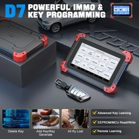 Herramientas de Diagnóstico Automotriz para Todos los Sistemas XTOOL D7 Escáner Bidireccional Codificación de ECU Programador de Llaves Más de 36 Servicios Funciones CAN FD PK D7S