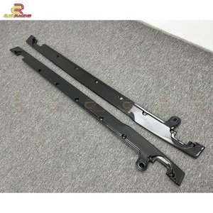 Faldones Laterales de Fibra de Carbono Seca con Garantía Limitada de 100 Años para Bentley Continental GT 2018-2020, Kits de Carrocería, Piezas de Automóvil - Product Image 5