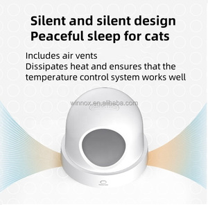 2025 Accesorios Para Mascotas Control de temperatura casa inteligente para mascotas WIFI APP conectar Cama de Gato cama de autocalentamiento para mascotas - Product Image 5