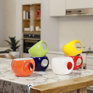 2026 New Design Yanxiang Ceramic Coffee <strong>Mug</strong> <strong>Set</strong> <strong>6</strong> Pcs BPA Free Dishwasher &amp; Microwave Safe Large Capacity Cappuccino Milk Cups - Product Image 4