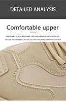 Bottes de randonnée hautes pour hommes, imperméables, antidérapantes, chaussures de trekking d'extérieur respirantes, bottes de travail tactiques pour le camping, la randonnée et la marche
