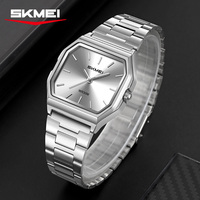 Montres pour hommes de style minimaliste en gros à prix abordable, montres à quartz carrées étanches 3ATM, montre-bracelet personnalisable avec logo OEM, Reloj Montre