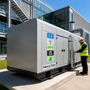 เครื่องกำเนิดไฟฟ้าดีเซลแบบระบายความร้อนด้วยน้ำขนาด 500KVA แบบเงียบ พร้อมระบบสตาร์ทอัตโนมัติ สตาร์ทระยะไกล ATS 50/60Hz ระบบไฟฟ้าสามเฟส - Product Image 6