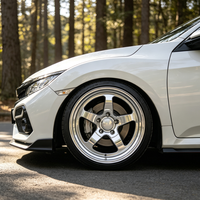 Jantes forgées en alliage d'aluminium personnalisées BORSU de 15 à 26 pouces pour BMW Supra Nissan Golf Type R 350z 370z 5x120.65 5x112 5x114.3 5x120