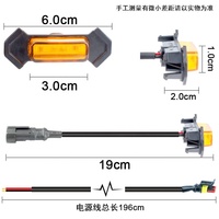 Kit d'éclairage LED universel 12V 4 pièces pour capot de SUV, ambre, feux de jour DRL, éclairage de calandre avant pour Toyota Tacoma 2016-2020