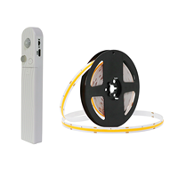 Bande Led Cob Offre Spéciale 320 Led avec mode d'éclairage de capteur pour armoire, escalier, garde-manger, comptoir, armoire, lit