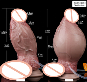 Grote realistische siliconen opblaasbare <span class=keywords><strong>dildo</strong></span>, zacht, waterdicht voor vrouwen, masturbatiespeeltje Opalray-agd - Product Image 6