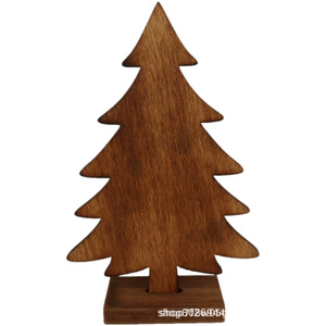 Wooden Christmas <b>Tree</b> <b>Ornaments</b> Laser Cut Hanging Decorations For Holiday Home Decoration - Product Image 5