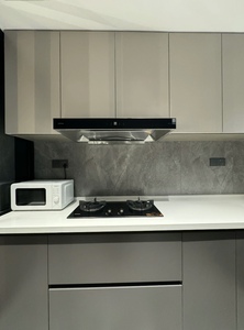 Hot bán Ý phong cách tối giản toàn bộ ngôi nhà tùy chỉnh chứng nhận chất lượng, miễn phí vận chuyển màu xám rắn gỗ tủ bếp - Product Image 2