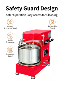 Mélangeur <span class=keywords><strong>à</strong></span> <span class=keywords><strong>spirale</strong></span> pour farine KitchenMax Mini Equipment 7 15 <span class=keywords><strong>litres</strong></span> pour la fabrication de pizza et de pain, <span class=keywords><strong>pétrin</strong></span> commercial pour boulangerie - Product Image 2